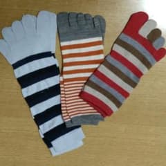 レディース靴下　５本指　ソックスのサムネイル