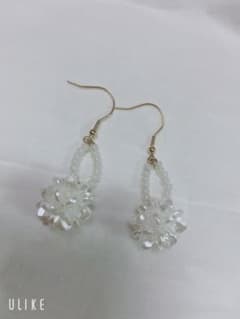 ハンドメイド フラワーピアスのサムネイル