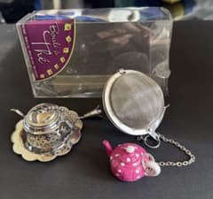 ティーインフューザー 2点セット 茶こし