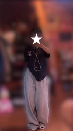 SHEIN Really not in the mood ロゴ 半袖Tネイビーのサムネイル