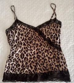 D&G ドルチェ&ガッバーナ レオパード キャミソール