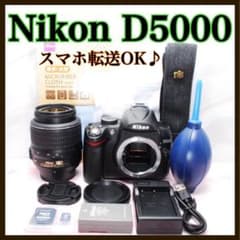 シャッター数1318回！ Nikon D5000 一眼レフカメラ スマホ転送 Nikon D5000 一眼レフカメラ シングルレンズセット スマホ転送 - メルカリ