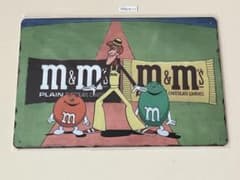 M&M's ブリキ看板 インテリア 昭和レトロ - 2