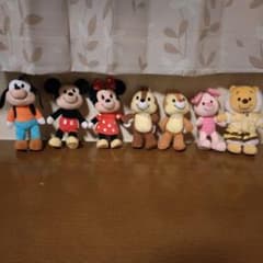 ディズニー ぬいもーず7点セット＋訳ありおまけ3点のサムネイル