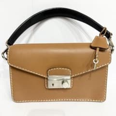 ◇レア◇ PRADA プラダ ハンドバッグ クロシェット 鍵付き サウンド 