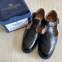 SANDERS サンダース　ミリタリーサンダル　1683B ブラック 6.5 黒