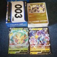スタートデッキ100 003 ライコウV リーフィア ポケモンカード - メルカリ
