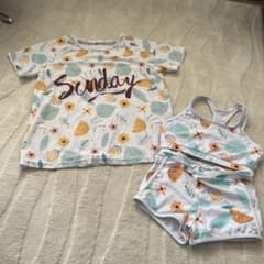 女の子 ビキニ 水着 セパレー ト水着3点セッのサムネイル