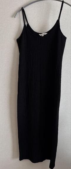 H&M ブラック キャミワンピース Mサイズのサムネイル