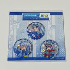 SNOW MIKU × yeti 콜라보 캔 배지 세트