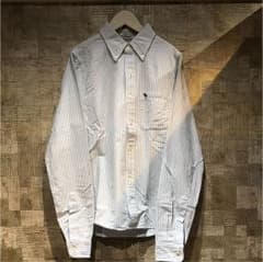 Abercrombie&Fitch アバクロ ストライプシャツ 古着 ボーダーのサムネイル