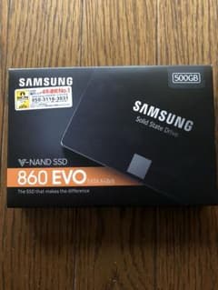 新品未使用SSD！ SAMUSUNG 860 EVO MZ-76E500B/ITのサムネイル