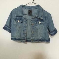 値下げ ショート丈Gジャン★半袖のサムネイル