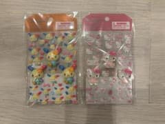 サンリオ オーロラ立体シール ウサハナ キティ2枚セットのサムネイル