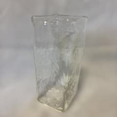 荒川尚也 角形ガラス花瓶 晴耕社ガラス工房 作家物 - メルカリ
