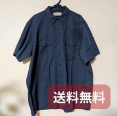 Dickies紺 ポケット付き 半袖シャツのサムネイル