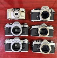 canon AE-1 Nikon FE 等　6点　カメラ　まとめのサムネイル
