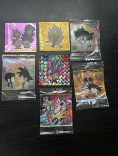 【未開封・レアあり】ドラゴンボール 超戦士シールウエハース超 7枚セットのサムネイル