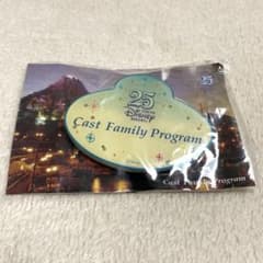 Disney ディズニー 25周年 ネームタグ キャストファミリープログラム