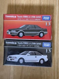 あ*ん様 トミカプレミアム トヨタ カローラ レビン AE92 2台セット 初回のサムネイル