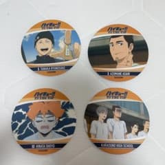 ハイキュー!! TO THE TOP コースター 4枚セット 烏野高校のサムネイル
