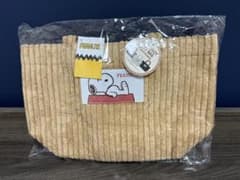 スヌーピー SNOOPY コーデュロイ トートバッグ レディース ランチバッグのサムネイル
