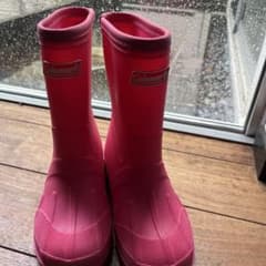 Coleman ピンク 長靴 バックル付き　19センチ　美品のサムネイル