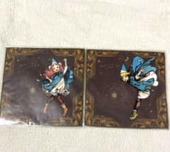 とんがり帽子のアトリエ　くじ　 缶バッジ ハンカチ　ハンドタオル　２点セット とんがり帽子のアトリエ くじ ハンカチ タオル ミニタオル 20×20cm