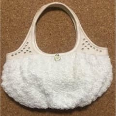 つっちーさま専用☆未使用☆SAVOY 白のハンドバッグのサムネイル