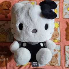【着払い】ハローキティ モノクロドール GJ ぬいぐるみのサムネイル