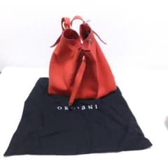 ORCIANI オルチアーニ レッド レザー ショルダーバッグ □ T532 - メルカリ