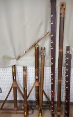 条件付き・中古・楽器スタンド】インドネシアのアンクルンセット専用 