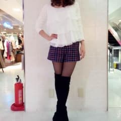 【極美品】rienda(リエンダ) ツイードZIP H／W S-PTのサムネイル