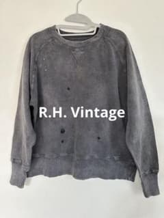 R.H. Vintage ブラック　ダメージ加工 トレーナーのサムネイル