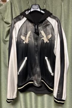 ミハラヤスヒロ　リバーシブルフーディーレイヤードスーベニアジャケット 48