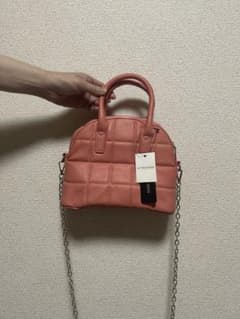 キルティング ショルダーバッグ ピンク チェーンのサムネイル