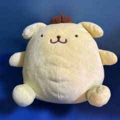 ポムポムプリン　ぬいぐるみ　2000年代　サンリオ　ピューロランド　レア　平成 サンリオピューロランド ポムポムプリンぬいぐるみ - メルカリ