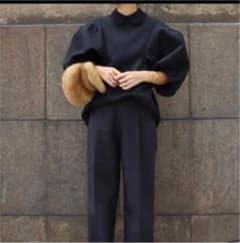 machatt最終値下げ！ マチャット　キルティングプルオーバー　黒　ブラックのサムネイル
