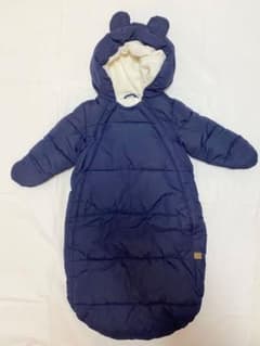 くま耳　フットマフ　新品　Ｈ＆Ｍ　ベビー　ジャンプスーツのサムネイル