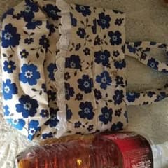 花柄手提げかばんハンドメイドのサムネイル