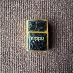 Zippo ライター 本体 クロコダイル柄 ゴールドのサムネイル