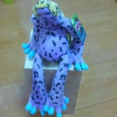 ★専用★【美品】カエル座れるヤドクぬいぐるみ／カエルグッズ／送料込のサムネイル