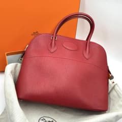 ❣️エルメス❣️HERMESボリード35ハンドバッグ【極美品】□Bルージュ ❣️エルメス❣️HERMESボリード35ハンドバッグ【極美品】□Bルージュ