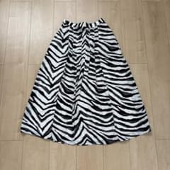 ゼブラ柄 ロングフレアスカートのサムネイル