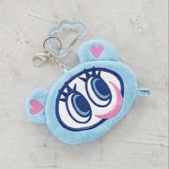 エンジェルブルー ナカムラくん フェイスポーチ カラビナ付き ブルーのサムネイル