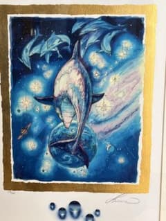 【限定118/125】ラッセン エターナルスピリット絵画展購入 額装付 美品 限定118/125】ラッセン エターナルスピリット絵画展購入 額装付 美品
