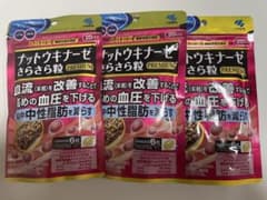 小林製薬 ナットウキナーゼ さらさら粒 プレミアム 20日分3袋 新品未開封のサムネイル