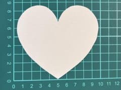 ハート型 くすみピンク 画用紙 製作 保育 壁面 アルバム素材 20枚のサムネイル