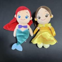 아리엘 & 벨 봉제 인형