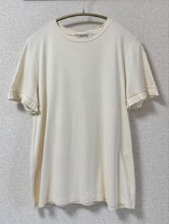 美品 S Max Mara 半袖Tシャツ ベージュ 袖プリーツ カットソーのサムネイル